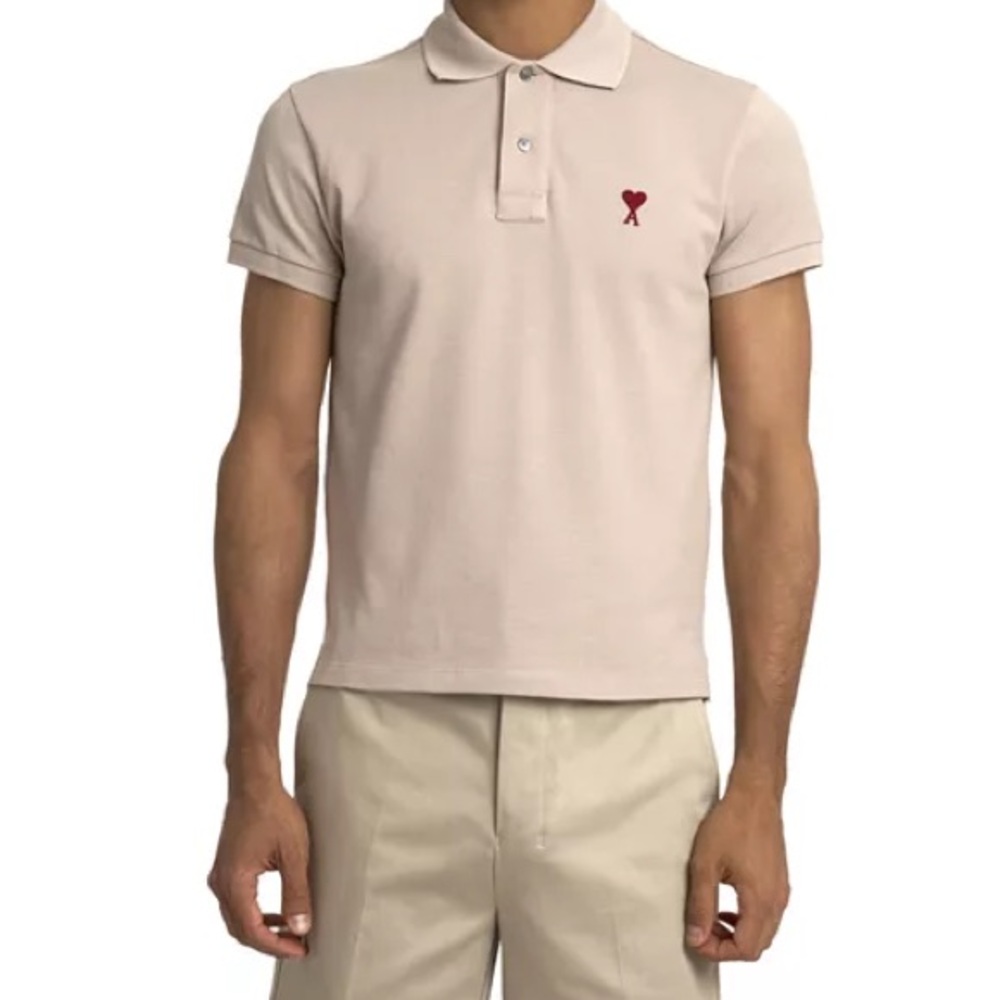 AMI Ami De Coeur Logo Polo Shirt